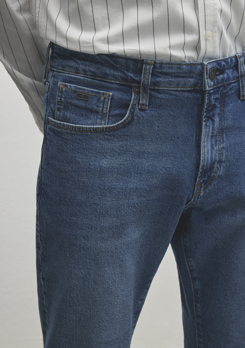 Mavi Blugi Albastri London Tapered Barbati [6]