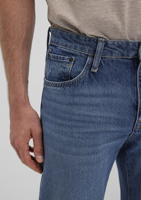 Mavi Blugi Navy Milan Slim Tapered Barbati [6]