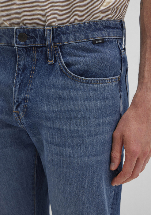 Mavi Blugi Navy Milan Slim Tapered Barbati [5]