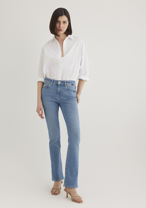 Mavi Blugi Albastri Deschisi Molly Flare, Bootcut Femei [2]