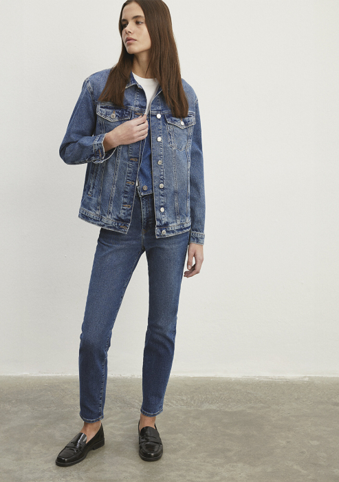 Mavi Blugi Navy Star Mom Femei [2]