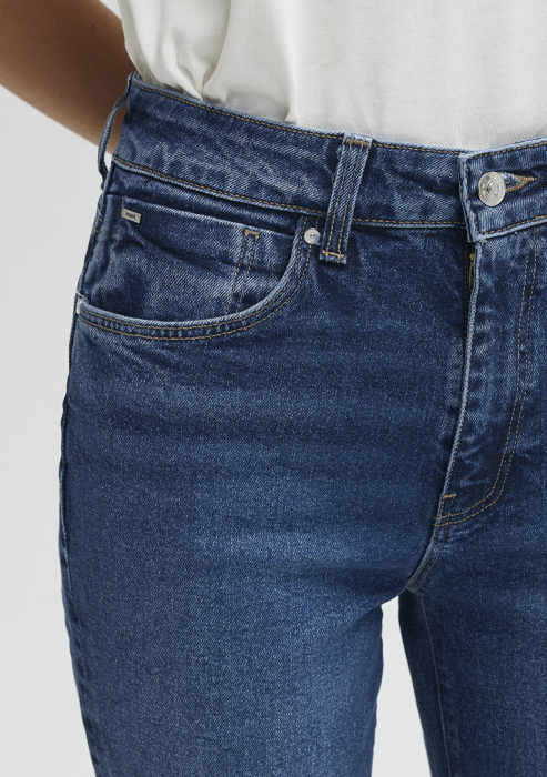 Mavi Blugi Albastri Viola Slim Straight Femei [6]