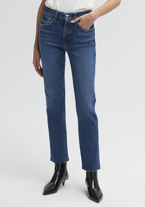 Mavi Blugi Albastri Viola Slim Straight Femei [3]