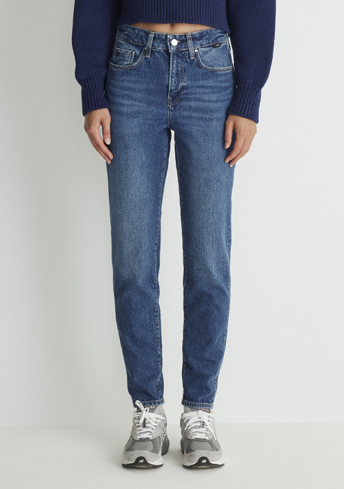 Mavi Женские Джинсы Dark Shaded Classic Denim Cindy Mom [5]
