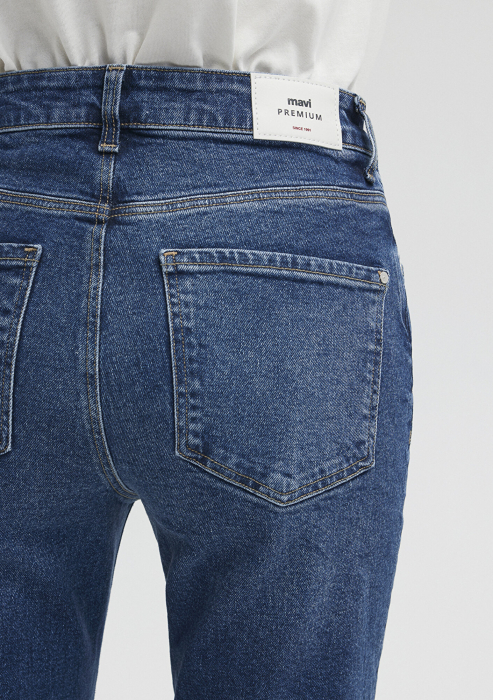 Mavi Blugi Albastri Viola Slim Straight Femei [7]