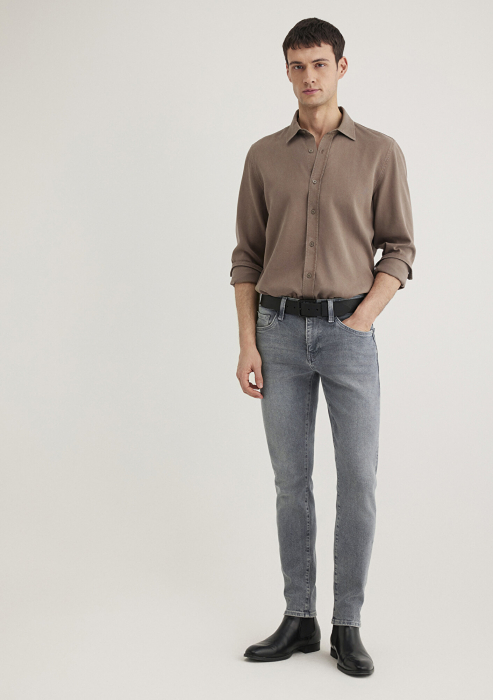 Mavi Blugi Gri Deschis Bottom Skinny Barbati [1]