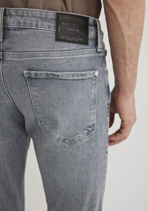 Mavi Blugi Gri Deschis Bottom Skinny Barbati [7]