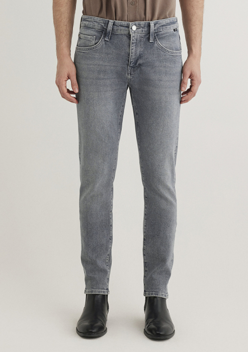 Mavi Blugi Gri Deschis Bottom Skinny Barbati [3]