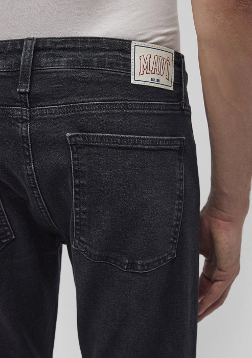 Mavi Мужские Джинсы Тёмные Серые Milan Slim Tapered [8]