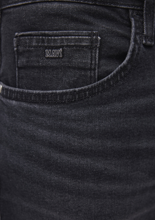 Mavi Мужские Джинсы Тёмные Серые Milan Slim Tapered [9]