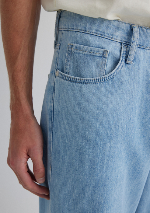Mavi Blugi Light Blue Mitte Loose Barbati [7]