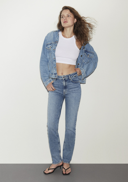 Mavi Blugi Lt Icon Denim Rockstar Straight Femei [2]