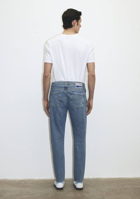 Mavi Blugi Albastri Milan Slim Tapered Barbati [4]