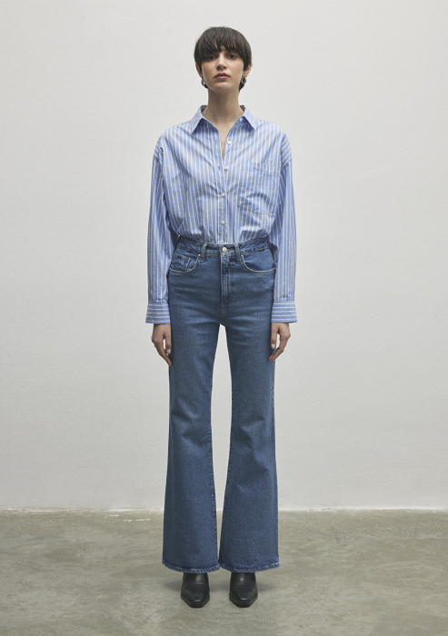 Mavi Blugi Albastri Los Angeles Flare Bootcut Femei [2]