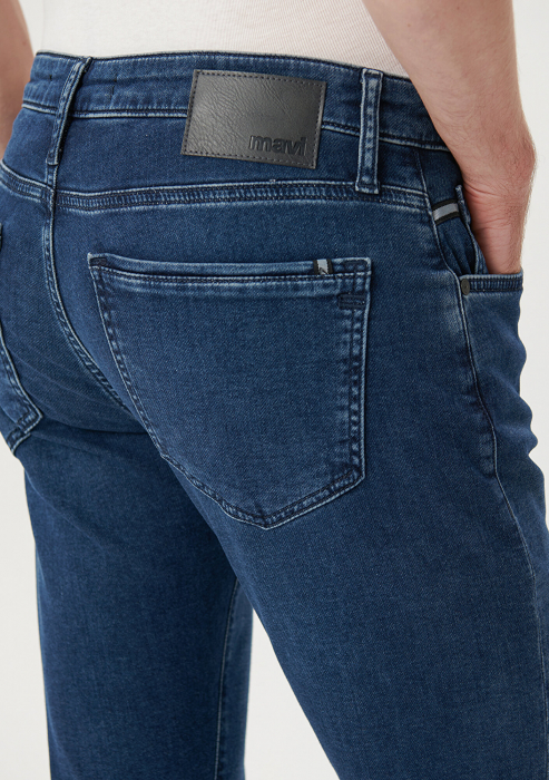 Mavi Blugi Navy Marcus Slim Straight Barbati [8]