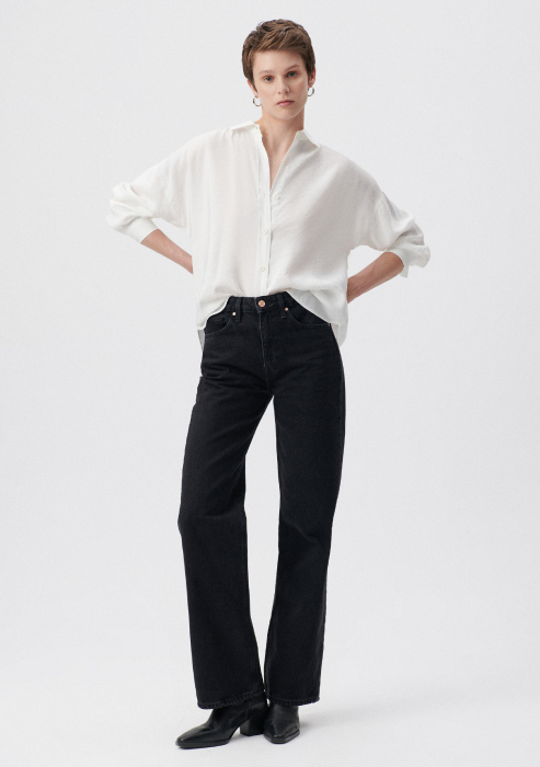 Mavi Blugi Negri Victoria Wide Leg Femei [1]