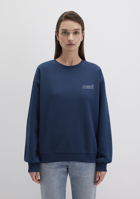 Mavi Bluza Navy Loose Femei [3]
