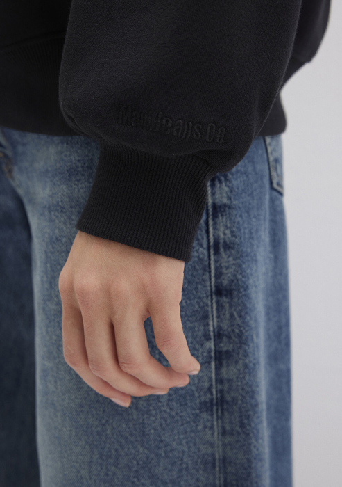 Mavi Bluza Neagra Loose Femei [7]