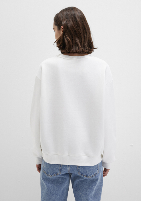 Mavi Bluza Alba Loose Femei [5]