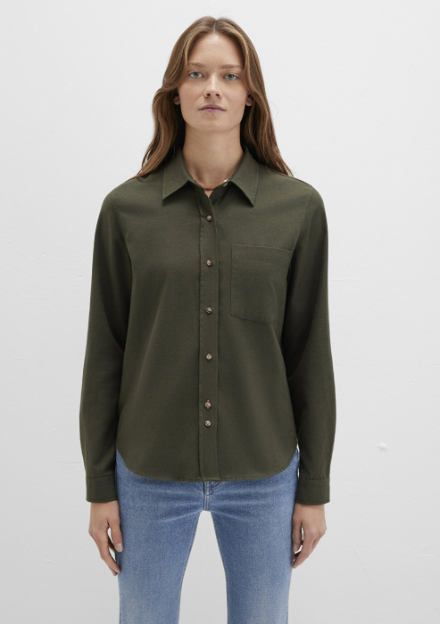 Mavi Женская Рубашка Gri/Verde  [4]