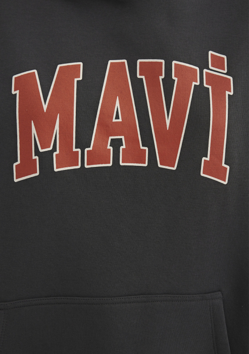 Mavi Hanorac Negru Oversize Femei [7]