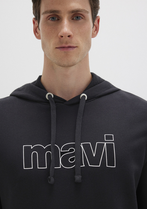 Mavi Мужская Толстовка Чёрная Regular [5]