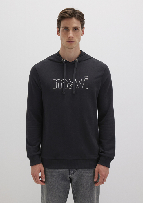 Mavi Мужская Толстовка Чёрная Regular [3]
