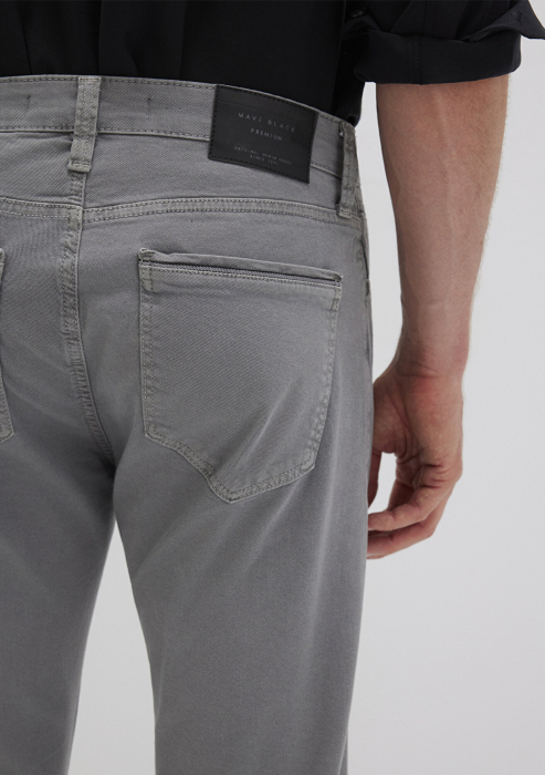 Mavi Pantaloni Gri Slim Straight Barbati [7]