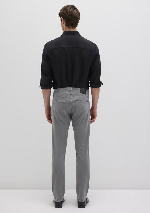 Mavi Pantaloni Gri Slim Straight Barbati [4]