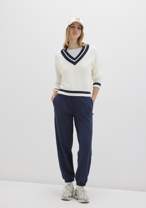 Mavi Pantaloni Navy Slim Straight Femei [3]
