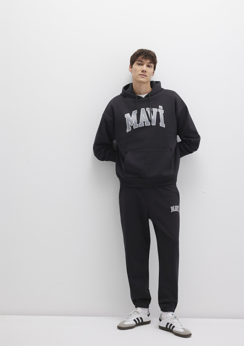 Mavi Pantaloni Negri Loose Barbati [3]