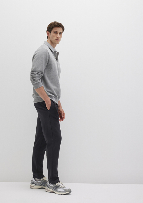 Mavi Pantaloni Negri Regular Straight Barbati [2]