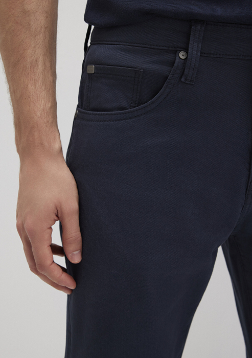 Mavi Pantaloni Parisian Night Mavi Black Tapered Barbati [6]