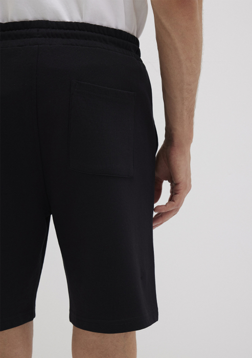 Mavi Pantaloni Scurti Negri Slim Straight Barbati [7]