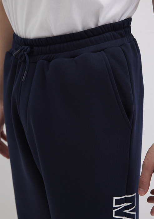 Mavi Pantaloni Navy Loose Barbati [6]