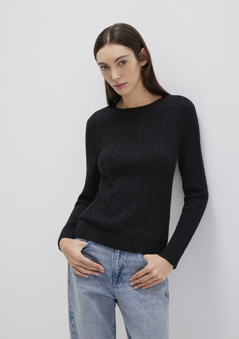 Mavi Pulover Negru  Femei [1]