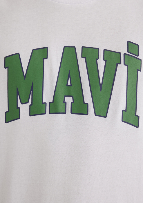 Mavi Tricou Alb  Barbati [6]