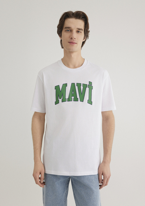 Mavi Tricou Alb  Barbati [3]