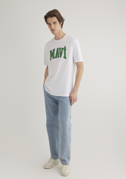 Mavi Tricou Alb  Barbati [2]