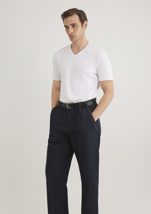 Mavi Футболка Alb Fitted [1]