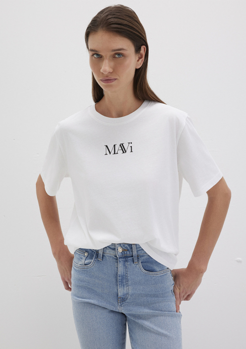 Mavi Tricou Alb Regular Femei [2]