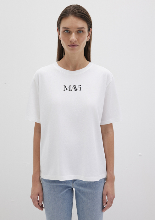 Mavi Tricou Alb Regular Femei [3]
