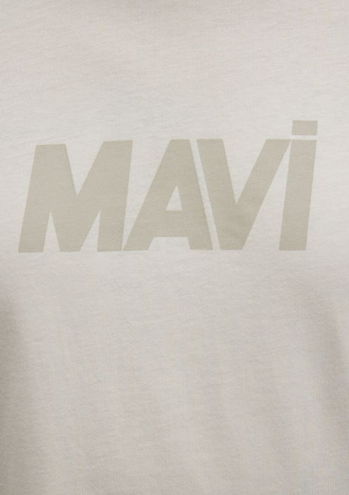 Mavi Мужская Футболка Беживая Regular [7]