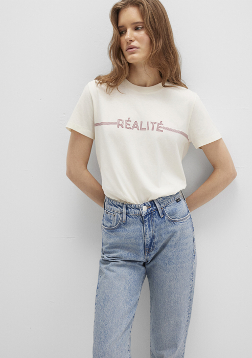 Mavi Tricou Bej Regular Femei [2]