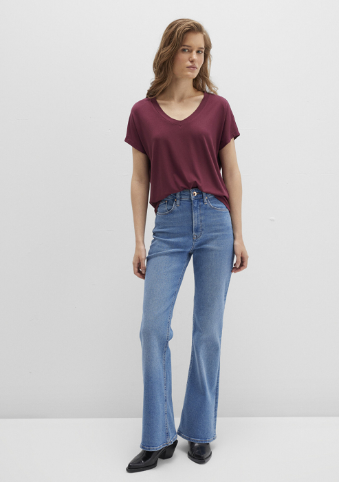 Mavi Tricou Bordo Regular Femei [3]