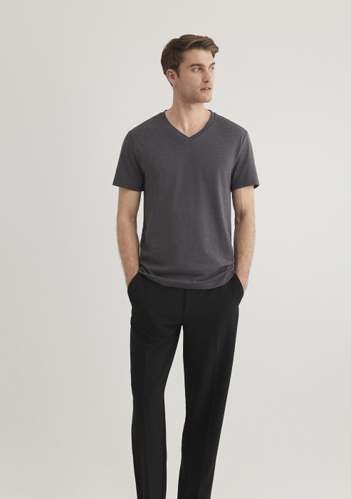 Mavi Tricou Gri Fitted Barbati [1]