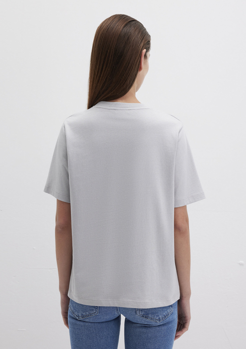 Mavi Tricou Gri Deschis Regular Femei [4]