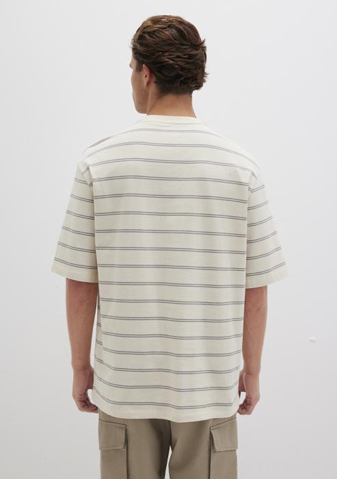 Mavi Tricou Gri Relaxed Barbati [4]