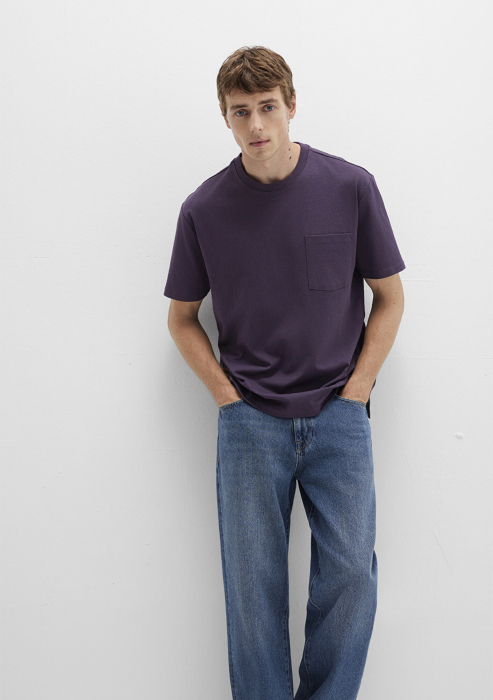Mavi Tricou Lila Loose Barbati [2]