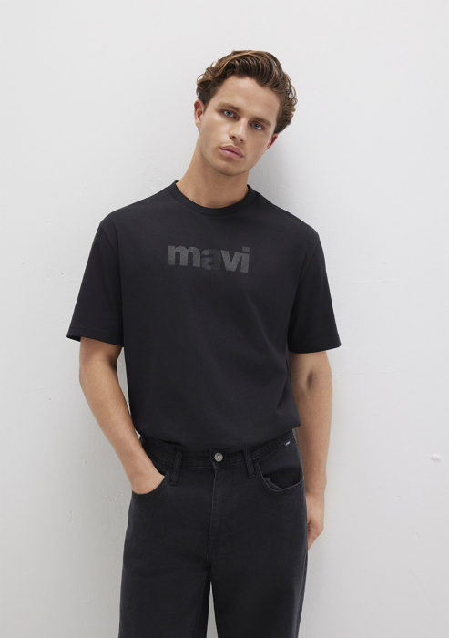 Mavi Футболка Negru Loose [2]